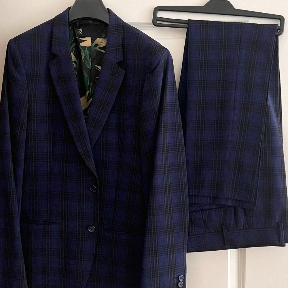 Men's ASOS Navy Skinny Suit (Jacket + Pants)